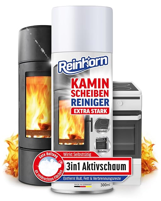 Reinhorn-Dose von 300 Millilitern Aktivschaum-Reiniger für Ofenscheiben